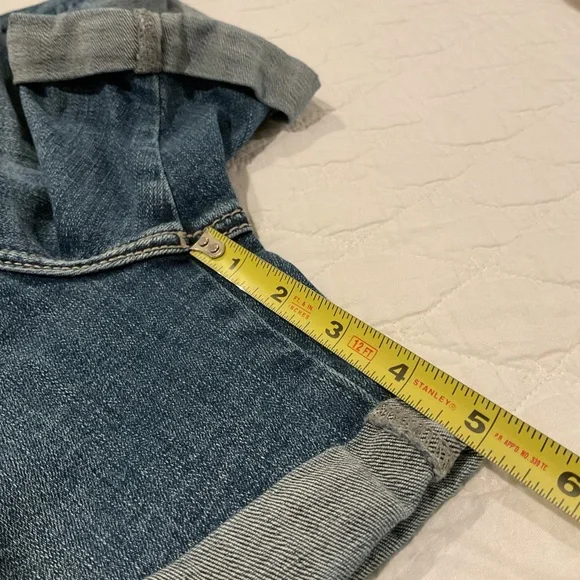 Silver Jeans SUKI Indigo Cuffed Shorts 16W - Picture 11 of 13